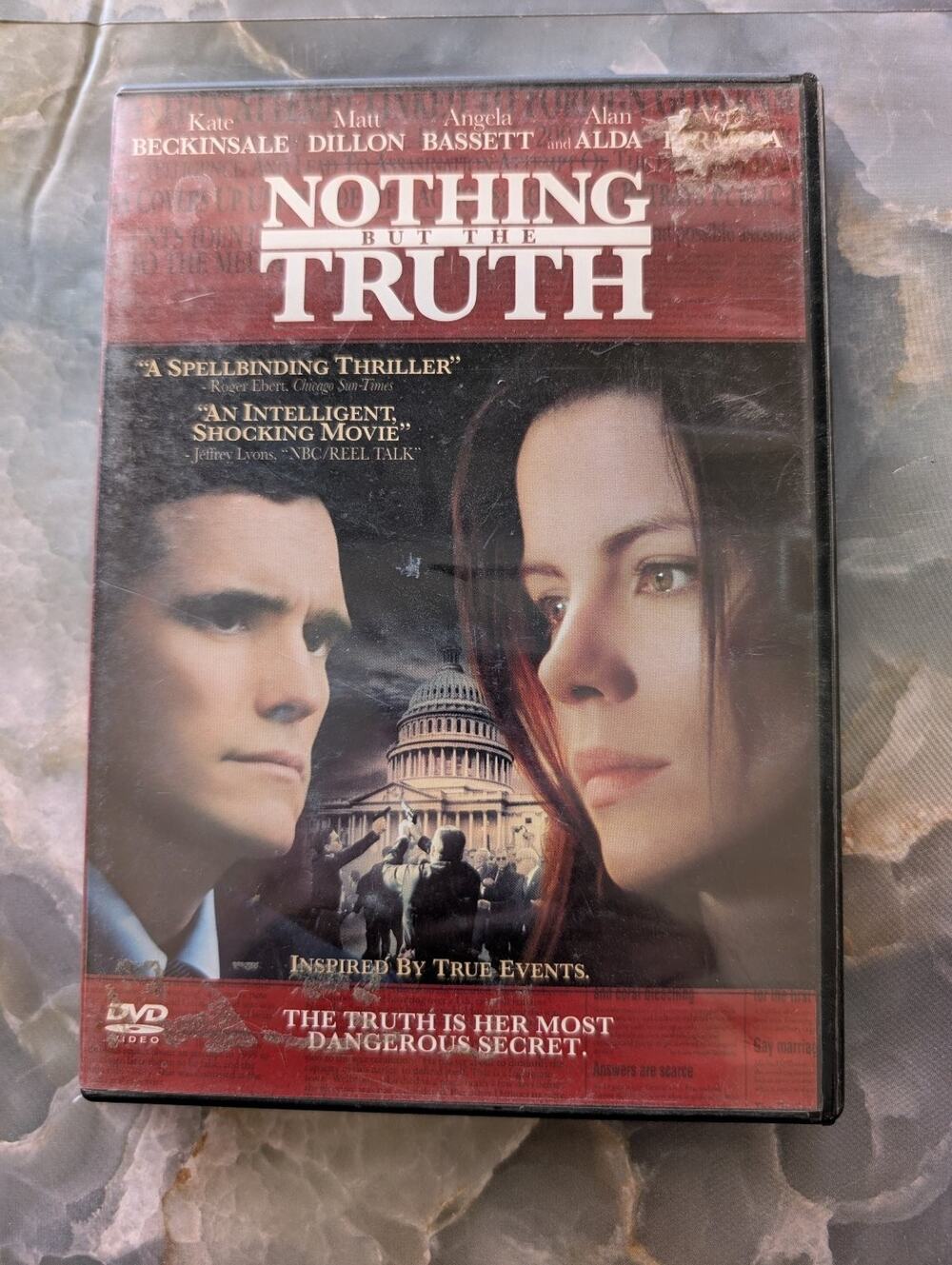 Nothing But The Truth DVD 2008 Kate Beckinsale Matt Dillon Angela Bassett Alda